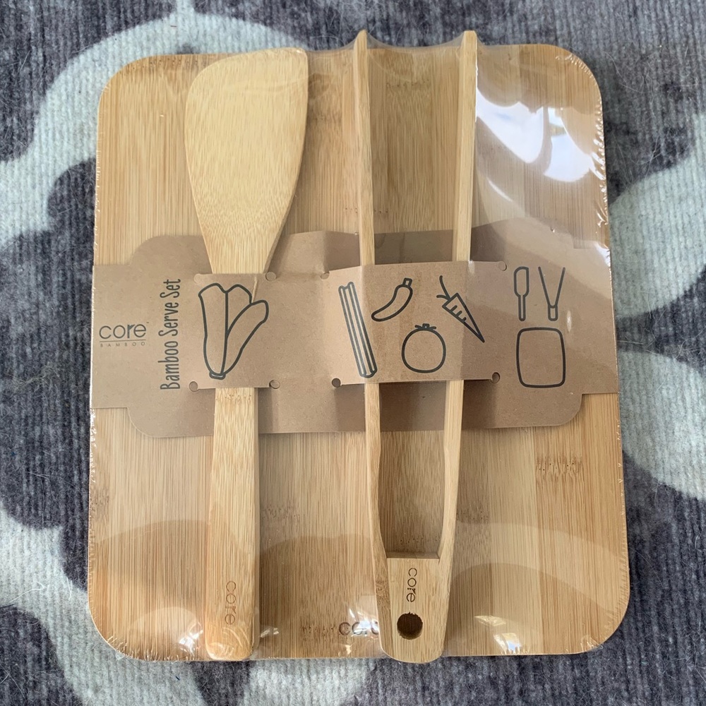 Core Bamboo Serve Set - NWT